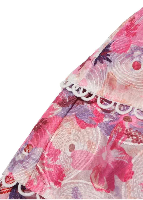 Imara Straplez Çiçekli Elbise