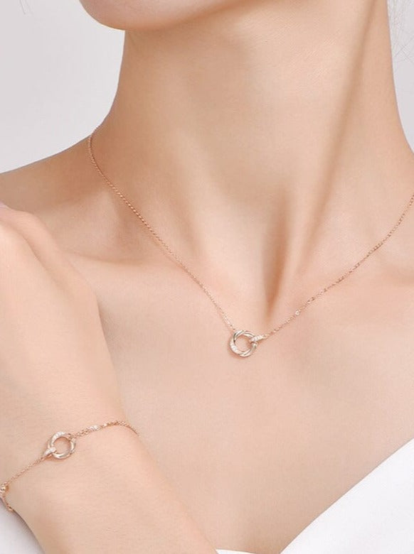 Silver Kadın Geometrik Kolye