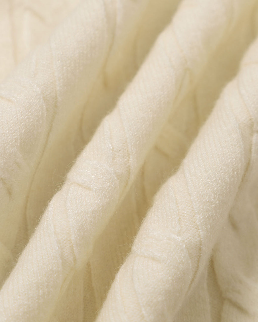 Bej Fitilli Örgü Tek Sıra Düğmeli Hırka