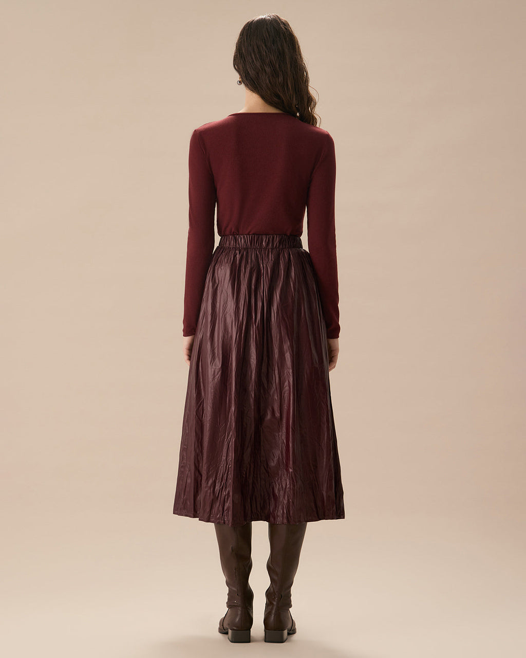 Kırmızı Fırfırlı Tek Düğmeli Hırka