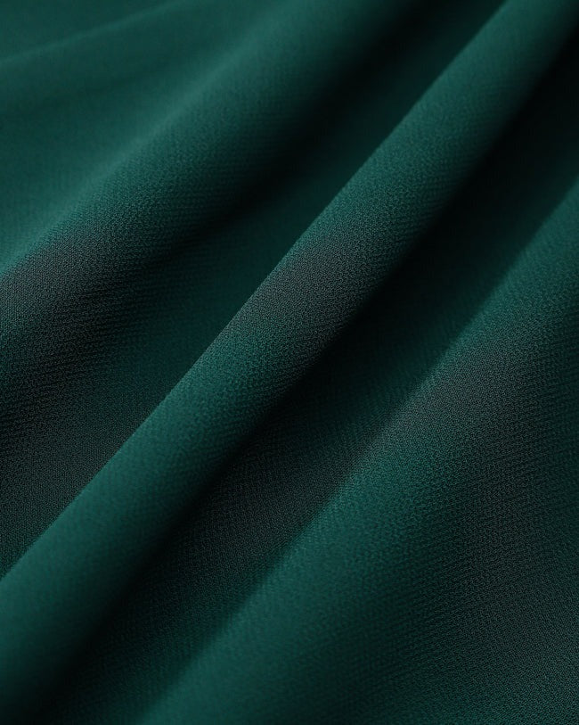 Yeşil Fiyonklu Transparan Mini Elbise